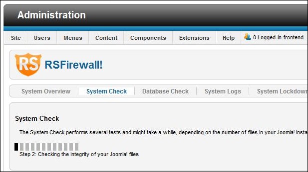 RSFirewall! System Check